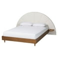 thumbnail image 2 of Baxton Studio Bernice Japandi Platform Bed, Queen, Cream, 2 of 9