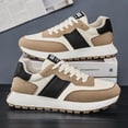 thumbnail image 4 of Men's Retro White Platform Sneakers - Non Slip Casual Walking Shoes for Men, 4 of 10