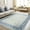 Beige Blue -35, variant on Wellber Vintage Area Rug for Bedroom,Soft Rugs for Living Room Nursery Carpet Home Decor,5'x8',Beige