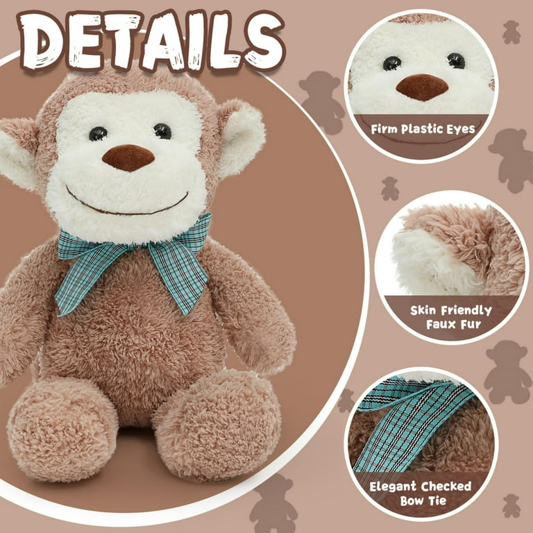 MorisMos Bulk Stuffed Animals 5-Packs Plush Toys Cute Teddy Bear