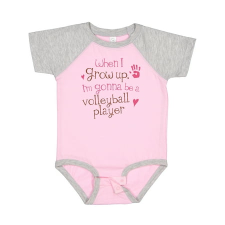 

Inktastic Kids Volleyball Player Gift Baby Girl Bodysuit