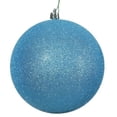 thumbnail image 6 of Vickerman N593015DG Chocolate Glitter Drilled Cap Ball Ornament, 12 in., 6 of 7