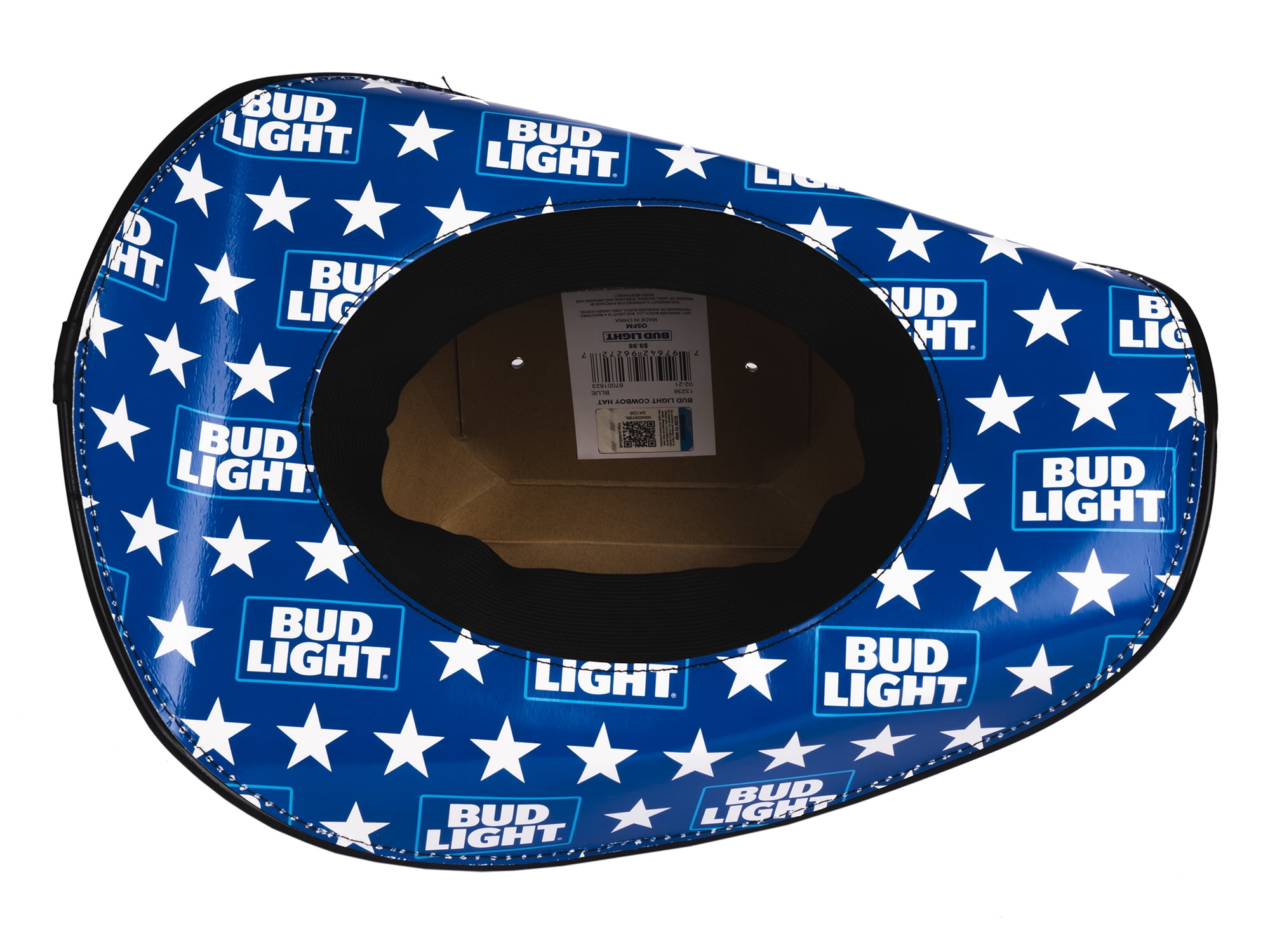 HUATE Beer Box Cowboy Hat Made from Bud Light Beer Boxes, One Size Fits Most