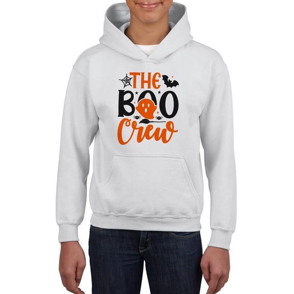 The Boo Crew. Hoodie Juniors -Image by Shutterstock,  Large