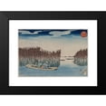 thumbnail image 2 of Utagawa Kuniyoshi 24x18 Black Modern Framed Museum Art Print Titled - Omori, from the Series Famous Places in the Eastern Capital (Early 1830s), 2 of 5