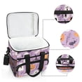 thumbnail image 6 of FORMRS Insulated Cooler Bag 24 Cans Capacity Soft Leakproof Lunch Box with Side Pockets, Purple Cute Halloween, 6 of 7