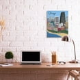 thumbnail image 2 of Stupell Industries Chicago Landmark Skyline Colorful Illinois Architecture Canvas Wall Art Design by Carla Daly, 2 of 4