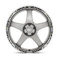 thumbnail image 3 of Motegi Aluminum Rim MR151 CS5 19X8.5in Gunmetal with Machined Lip Finish, MR15198512525, 3 of 3