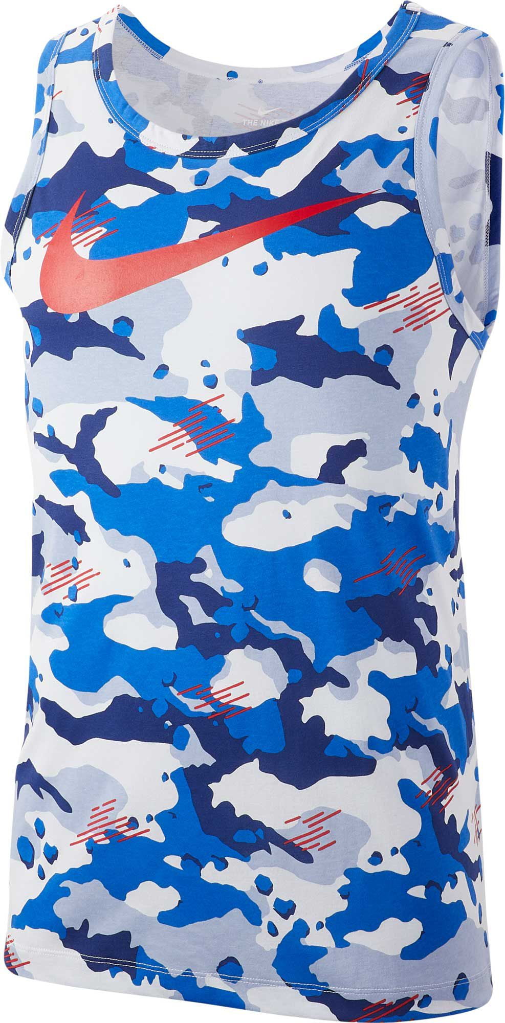 nike dri fit camo tank top