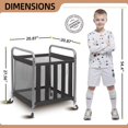 thumbnail image 2 of Estante de almacenamiento de pelotas deportivas STORAGE MANIAC Rolling, paquete de 1, 2 of 9