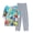 Gray, variant on Lounge Sets for Women 2 Piece Fall Pants Sets Women 2 Piece Outfits Women's Casual Round Neck Short Sleeve Top And Pants Digital Printing Two-piece Set