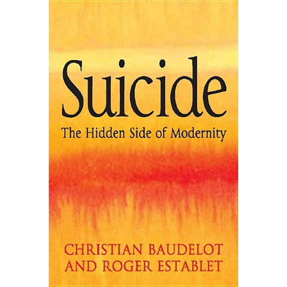 Suicide: The Hidden Side of Modernity, (Hardcover)