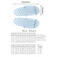 thumbnail image 2 of HOOWIFFY Shower Shoes Non Slip 1 Pair Blue Plastic For Women Suitable For Bathroom And Spa Use, 2 of 8