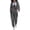 Grey, variant on Carnival Night Out Two Piece Set for Women Party Top and Pants Short Crop Top with Joggers Hooded Long Sleeve Black L