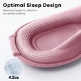 thumbnail image 6 of FACEMOON Memory Foam Weighted Soft Blackout Zero Pressure Sleep Eye Mask for Sleep Support with Storage Bag, 2 Pack, 6 of 9