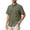 Green#5018, variant on POENTAB Short Sleeve Fishing Shirts for Men Quick Dry Sun Protection UPF 50 Button Down Shirt Hiking Safari Beach Travel Clothes Beige
