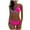 Hot Pink, variant on amlbb Swimsuit Women Two Piece Sexy Women Bikini Splicing Solid Two-Piece Swimwear Swimsuit Beachwear Set Bathing Suit on Clearance