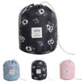 thumbnail image 2 of Makeup Pouch Drawstring Portable Multipurpose Toiletry Bag Cosmetic Pouch, 2 of 4