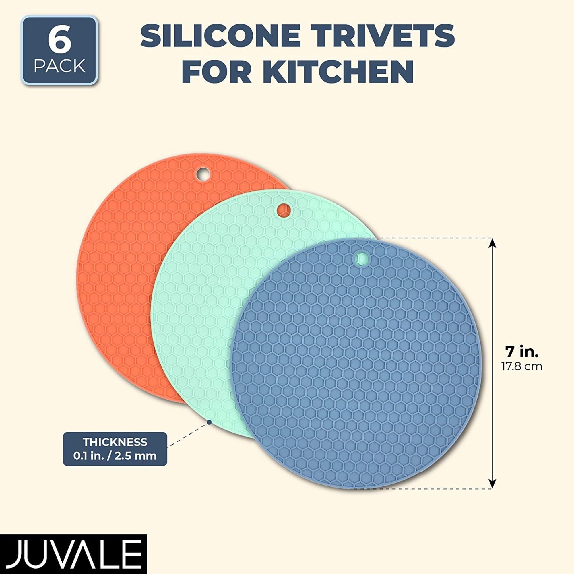 Promo Walfos Silicone Trivets for Hot Pots and Pans - Heat Resistant Cicil  0% 3x - Jakarta Utara - Home And Kitchen Usa