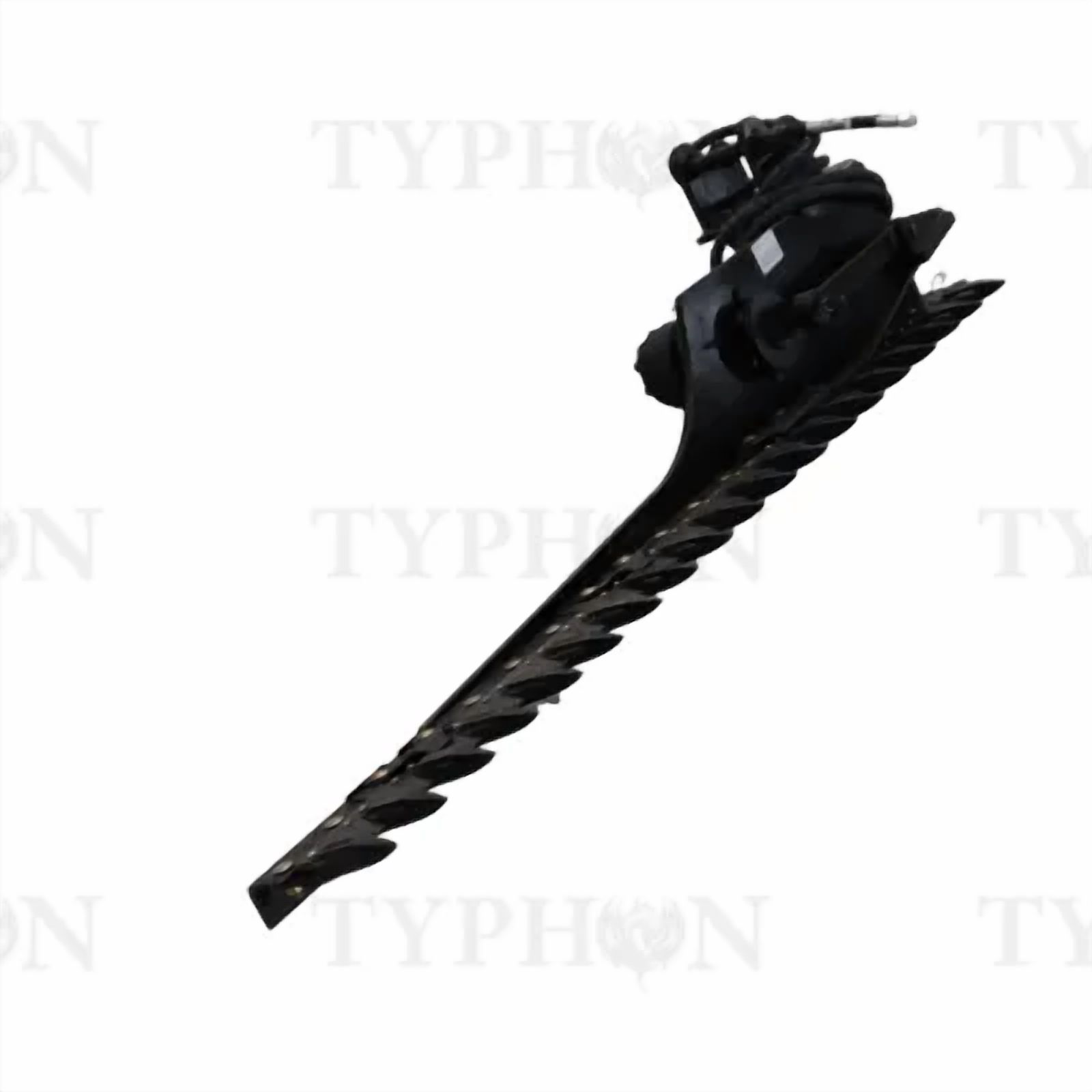 TYPHON Hedge Trimmer Steel Attachment for 2–3 Ton TERROR XXV Mini Excavators