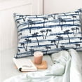 thumbnail image 5 of Kdxio Cotton Pillow Cases 14"x20" Pillowcases,Soft and Breathable Bedroom Pillow Cases-Retro Coconut Tree, 5 of 8