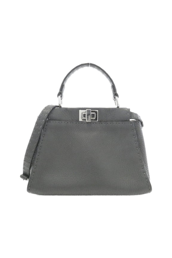 Pre-Owned Fendi Selleria Peekaboo Mini 8BN244 Q0J Handbag