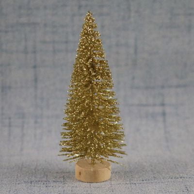 Christmas Tree Blue And Silver Theme KABOER Decorative Small Christmas Tree Sisal Snow Tower Pine Blue Green Gold Silver Red Mini Christmas Tree Ornaments ()