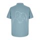 thumbnail image 5 of Mens Manga Corta Botón Abajo Camisas, Cuello de Vuelta Impresa Blusa, Top de Verano de la Moda Casual, 5 of 9