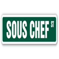 thumbnail image 1 of SignMission SS-Sous Chef 18 Po. Panneau de Rue Sous Chef - Assistant de Cuisine Restaurant Cuisinier Culinaire, 1 of 1