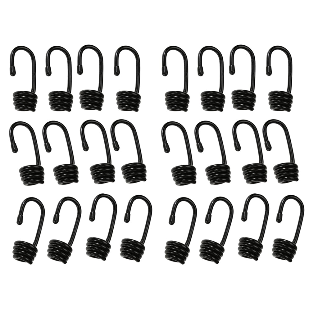 24Pcs Spiral Wire Bungee Spring Hooks 6mm Clips For Canoe Covers Sunshades Walmart Canada