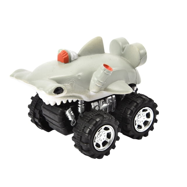 A Hammerhead Shark Pull Back Vehicle Toy Mini Dinosaur Car Ocean Animal Model For Kids Toddler Play Activity