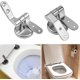 thumbnail image 3 of Fijaciones de repuesto para bisagra de asiento de inodoro Bisagra de asiento de inodoro de aleación de zinc Bisagra de asiento para madera Resina MDF Bisagra de asiento de inodoro, 3 of 5