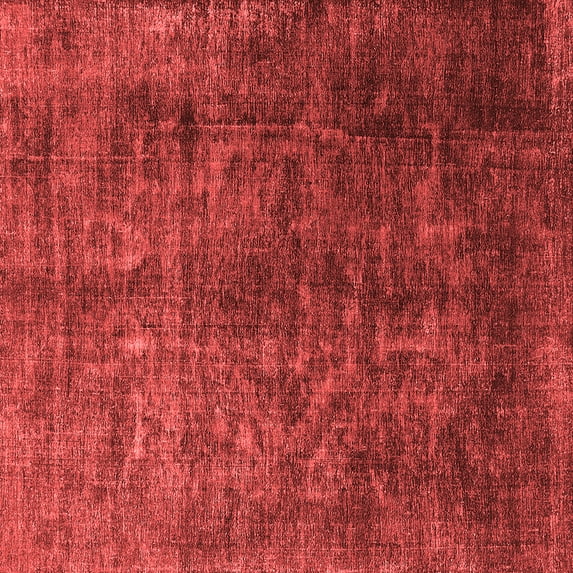 Ahgly Company Indoor Square Oriental Red Industrial Area Rugs, 4' Square