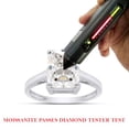 thumbnail image 7 of 1 3/4 ct. t.w 8X6MM Emerald Cut Lab Created Moissanite Diamond Solitaire Engagement Ring For Women In 10K Solid White Gold (G-H Color, VVS1 Clarity,1.75 Cttw)-6, 7 of 7