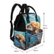 thumbnail image 2 of Disketp Colorful Underwater Sea Turtle Mochila de Pañales de Gran Capacidad con Múltiples Bolsillos, Mochila de Viaje Multifuncional para Bebé, Unisex, Moderna y Resistente, 2 of 6