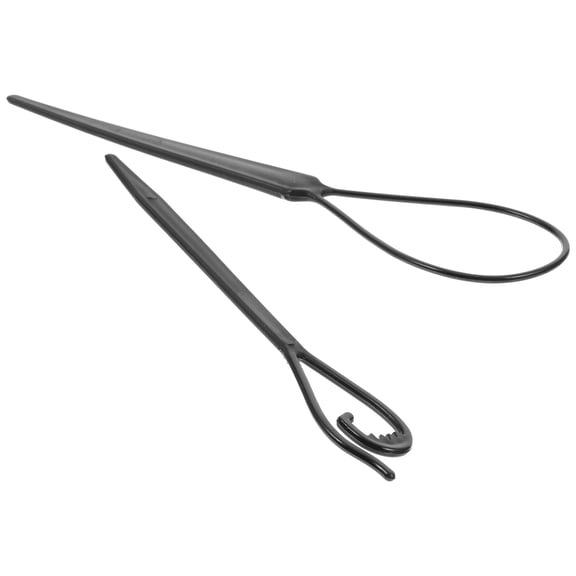 WRITWAA 2Pcs Hair Pull Through Acrylic Hair Loop Styling Tool for Effortless Braiding and Ponytail