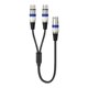 thumbnail image 5 of 1.5ft/0.5m Xlr A Dual Femenino Y Divisor Cable Micrófono () Azul, 5 of 7