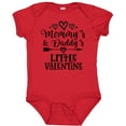 thumbnail image 3 of Inktastic Mommy Daddy Little Valentine Boys or Girls Baby Bodysuit, 3 of 5
