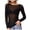 Wpullover112-Black, variant on Tops for Women Sexy See-Through Tunic Shirt Seamless Arm Shaper Top Mesh Blouse Long Sleeve Undershirt Nightwear,Sizes L