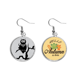 thumbnail image 1 of Owl árbol la noche de Halloween Pendiente del lóbulo de la joyería del pendiente de la hoja del otoño Unbranded M, 1 of 3