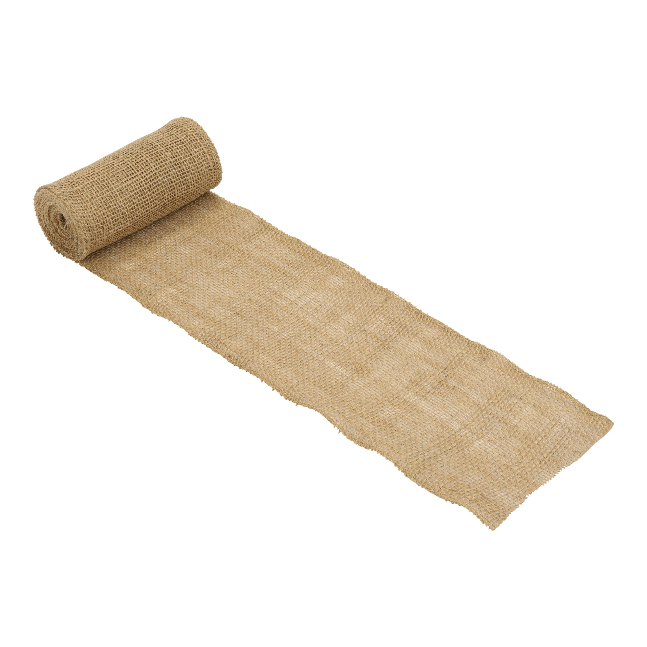 Love, Laugh, Craft Jute Burlap Roll Precut, 6"W x 5-Yards, 7 Rolls, 740-38KIT, Brown/Bronze Tree Glitter