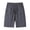 Dark Gray, variant on Men's Nylon Ice Silk Breathable Outdoor Casual Sports Five Quarter Pants - Lightweight Summer Shorts with Zipper Pockets