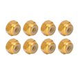 thumbnail image 3 of Aluminum Wheel Lock Nuts,8pcs Aluminum Alloy Lock Nylon Lining Insert Hex Lock Nuts Hex Locking Nut Finely Tuned Performance, 3 of 8