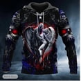 thumbnail image 2 of Nueva sudadera con capucha de calavera para hombre, sudadera con estampado 3D de cabeza de calavera, sudadera con capucha, sudadera informal de moda de otoño, 2 of 5