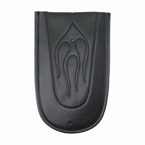 Motorcycle Flame Stitch Leather Black Rear Seat Fender Bib Cover Pad for Harley Sportsters XL 1200 883 XL1200 XL883 2004-2017