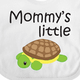thumbnail image 4 of Inktastic Mommy's Little Turtle Boys or Girls Baby Bib, 4 of 4