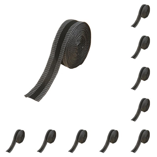 Moyic Pantalones autoadhesivos de hierro en el borde Acortar Pantalones de reparación Chaqueta Suministros de tela de costura para el hogar Negro 2m 10piezas Moyic CBP285149