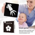 thumbnail image 4 of Juguetes de bebé 0-6 meses Desarrollo cognitivo en blanco y negro Alto contraste Educación de la primera infancia Puzzle para niños recién nacidos negros, blancos, 1 Inevent FN009825-01B, 4 of 7