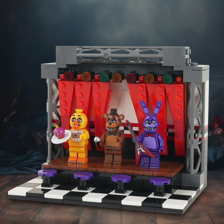 Five Nights at Freddy s Stage MOC Custom Building Set