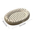 thumbnail image 3 of Winter Dog & Cat Bed | Extra Thick Warm Pet Sofa Mat with Removable Cushion | 50x40cm Crate Pad for Kennel | Machine Washable Indoor Pet Furniture, 3 of 5
